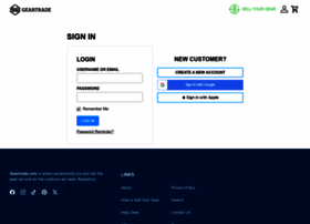 Account.geartrade.com thumbnail