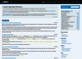 Archlinux.org thumbnail