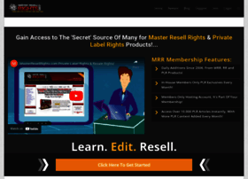 Masterresellrights.com thumbnail