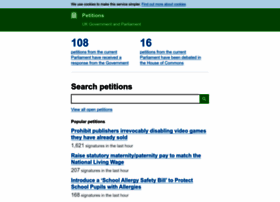 Petition.parliament.uk thumbnail