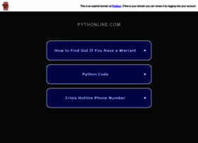 Pythonline.com thumbnail