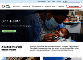 Sinaihealth.ca thumbnail