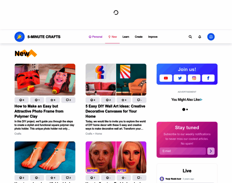 5minutecrafts.site thumbnail 5minutecrafts.site thumbnail