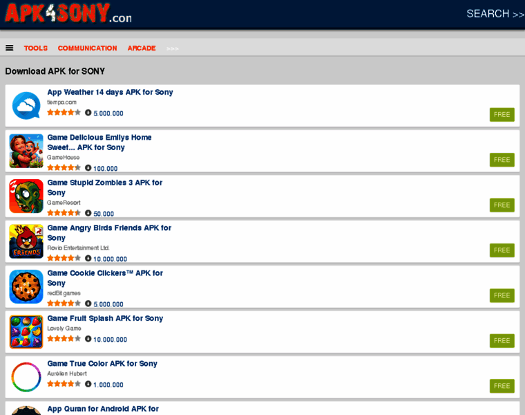 Apk4sony.com thumbnail Apk4sony.com thumbnail