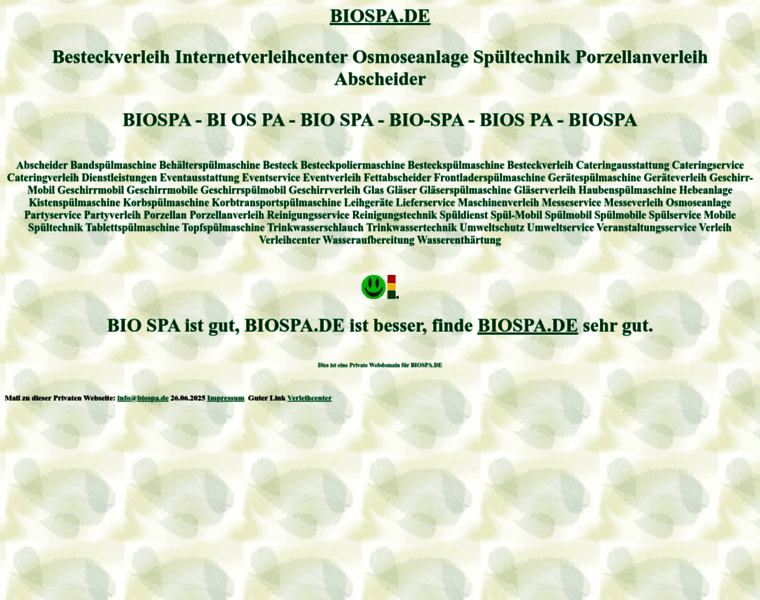 Biospa.de thumbnail