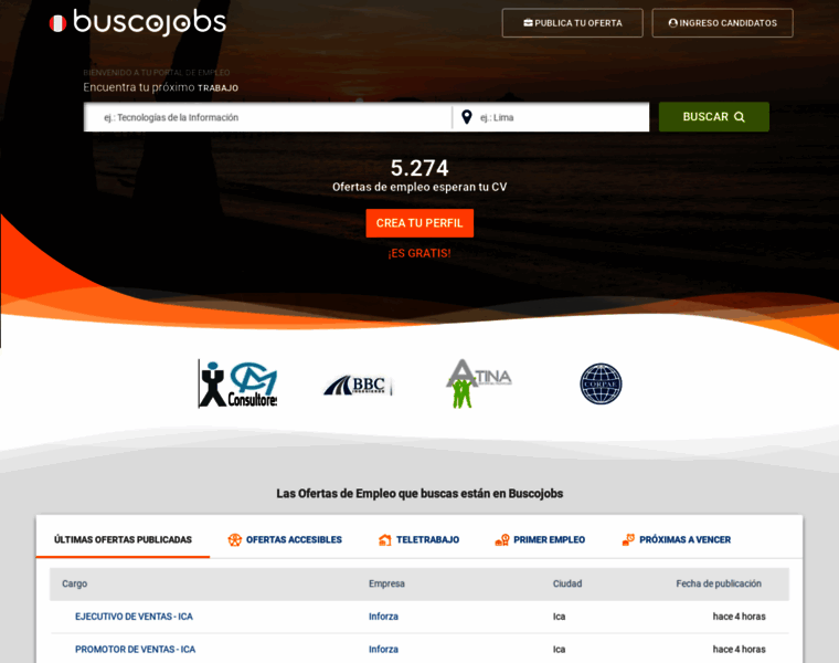 Buscojobs.com.pe thumbnail Buscojobs.com.pe thumbnail