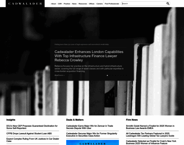Cadwalader.com thumbnail Cadwalader.com thumbnail