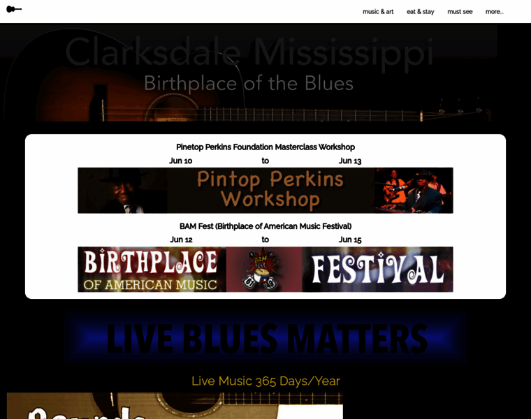 Clarksdale.com thumbnail