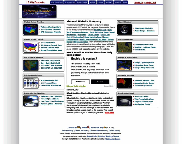 Eldoradoweather.com thumbnail Eldoradoweather.com thumbnail