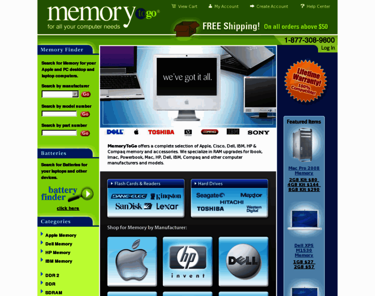 Memorytogo.com thumbnail Memorytogo.com thumbnail