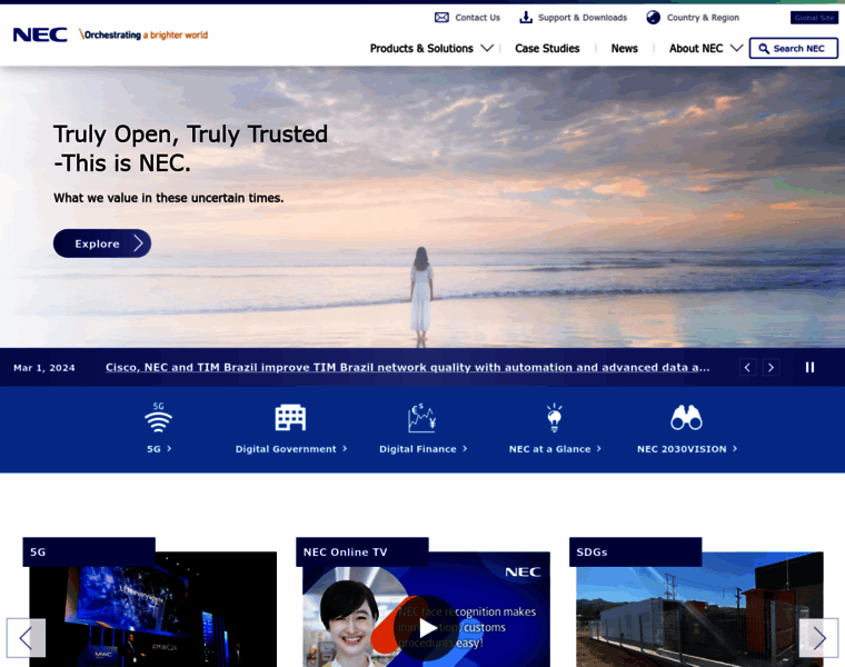 Nec.com thumbnail Nec.com thumbnail