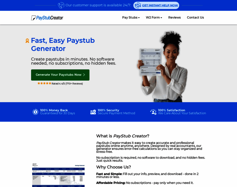 Paystubcreator.net thumbnail Paystubcreator.net thumbnail