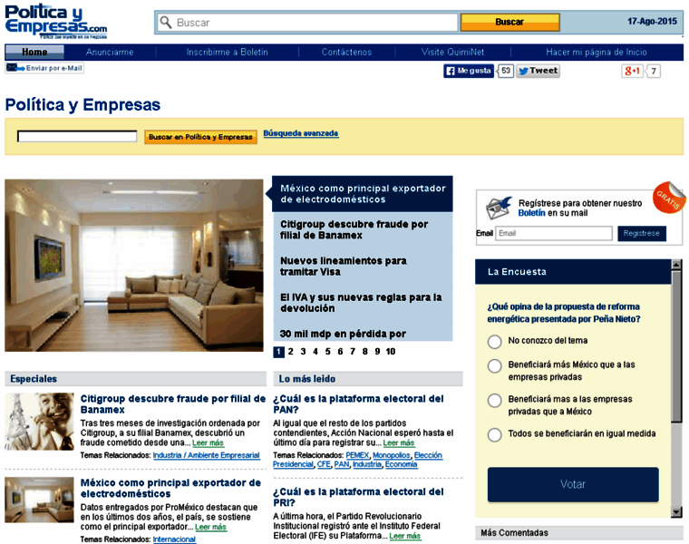 Politicayempresas.com thumbnail Politicayempresas.com thumbnail