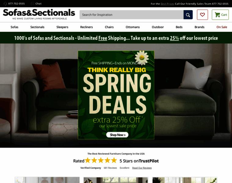 Sofasandsectionals.com thumbnail Sofasandsectionals.com thumbnail
