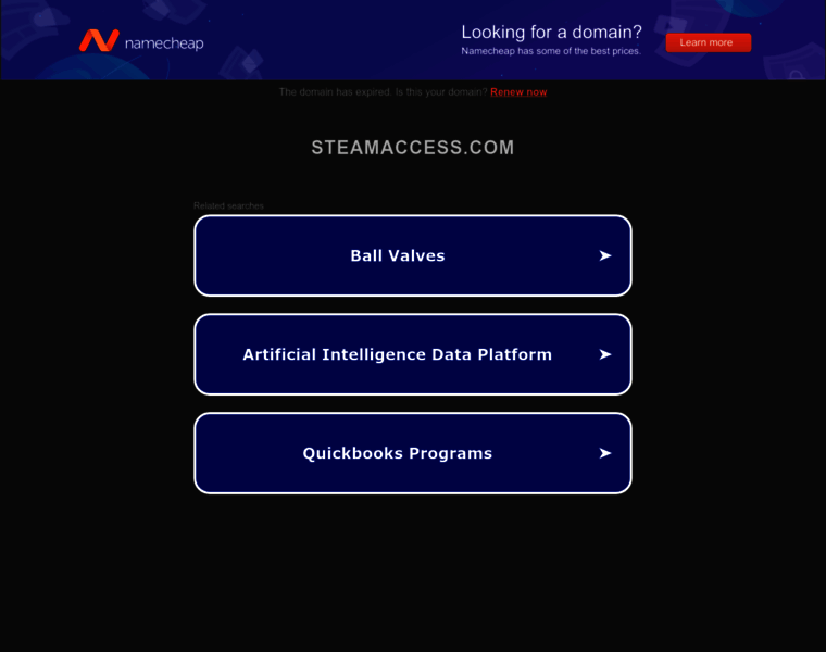 Steamaccess.com thumbnail