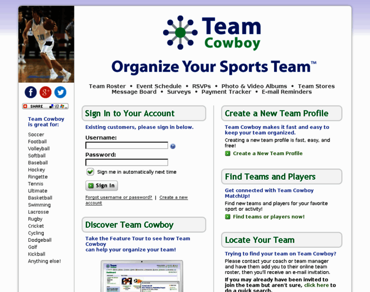 Teamcowboy.com thumbnail Teamcowboy.com thumbnail