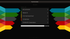 What 12.com website looked like in 2019 (5 years ago)