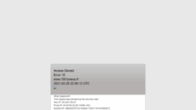What 1001pneus.fr website looked like in 2021 (4 years ago)
