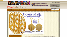 What Astrogems.us website looked like in 2018 (6 years ago)