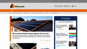 What Actu-environnement.com website looked like in 2019 (6 years ago)