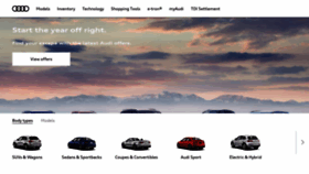 What Audiusa.com website looked like in 2021 (4 years ago)