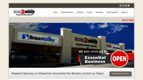 What Access2mobility.com website looked like in 2021 (4 years ago)