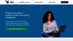 What Aio.com.br website looked like in 2023 (2 years ago)