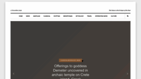 What Arkeonews.net website looked like in 2023 (2 years ago)