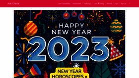 What Ask-oracle.com website looked like in 2023 (1 year ago)