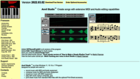 What Anvilstudio.com website looked like in 2023 (1 year ago)