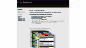 What A-free-guestbook.com website looked like in 2024 (1 year ago)