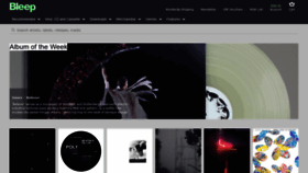 What Bleep.com website looked like in 2021 (4 years ago)