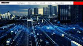 What Bridgestone.com website looked like in 2021 (3 years ago)