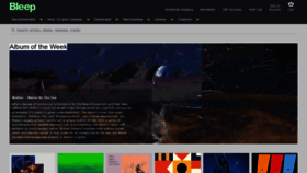 What Bleep.com website looked like in 2022 (3 years ago)