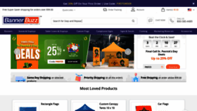 What Bannerbuzz.com website looked like in 2023 (2 years ago)