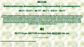 What Bktv.de website looked like in 2024 (1 year ago)