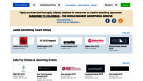 What Coloribus.com website looked like in 2018 (6 years ago)