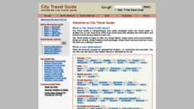 What City-travel-guide.co.uk website looked like in 2019 (6 years ago)