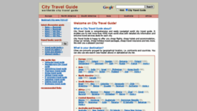 What City-travel-guide.co.uk website looked like in 2020 (5 years ago)