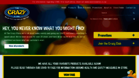 What Crazystore.co.za website looked like in 2021 (4 years ago)