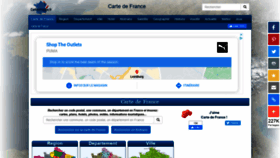 What Cartesfrance.fr website looked like in 2021 (4 years ago)