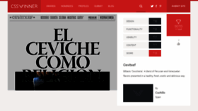What Csswinner.com website looked like in 2021 (4 years ago)