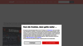 What Chip.de website looked like in 2021 (3 years ago)