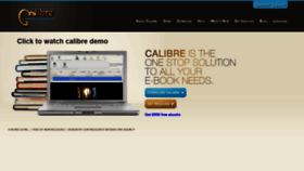 What Calibre-ebook.com website looked like in 2023 (2 years ago)