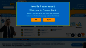 What Canarabank.com website looked like in 2024 (1 year ago)