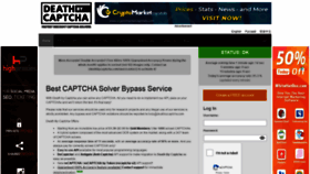 What Deathbycaptcha.com website looked like in 2019 (5 years ago)