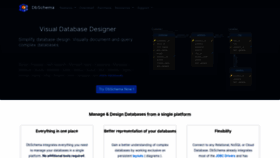 What Dbschema.com website looked like in 2020 (5 years ago)