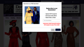 What Donniesdresses.com website looked like in 2020 (4 years ago)
