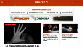What Diariohuarpe.com website looked like in 2021 (4 years ago)