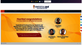 What Dhyeyaias.com website looked like in 2021 (4 years ago)